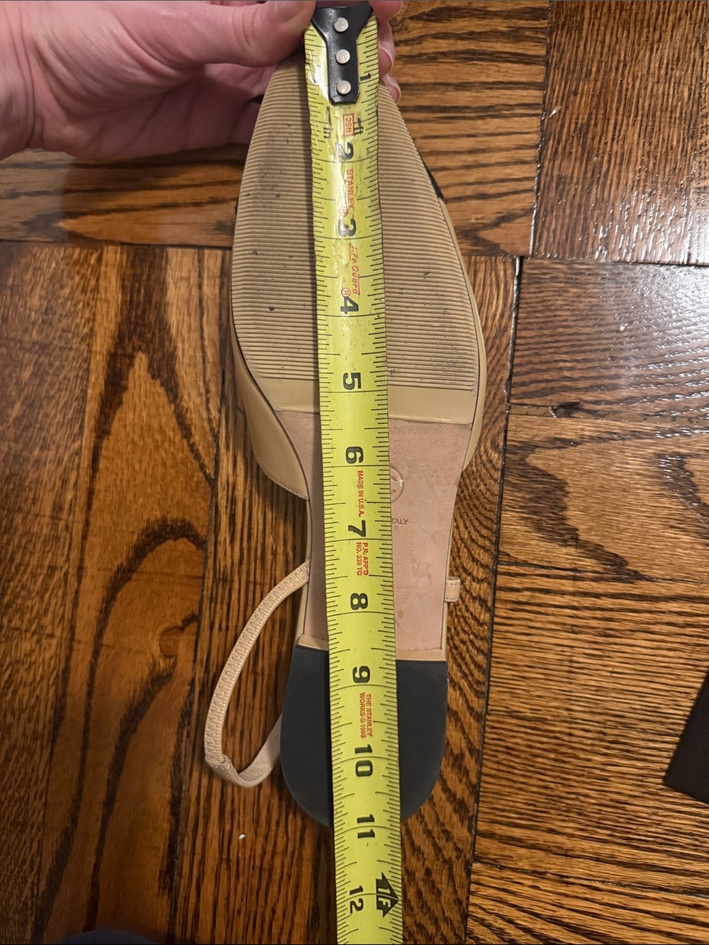 Chanel Slingback Flats in Beige & Black - Size 41 - Picture 13 of 13